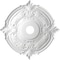 Ekena Millwork Attica PVC Medallion (Canopies up to 7 3/4"), 22"OD x 3 1/2"ID x 1"P, Metallic Champagne Bronze CMP22ATCCB - alternate 4